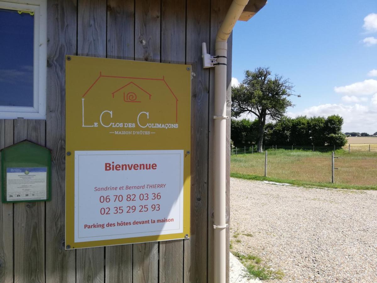 Maniquerville Chambres D'Hotes " Le Clos Des Colimacons " מראה חיצוני תמונה